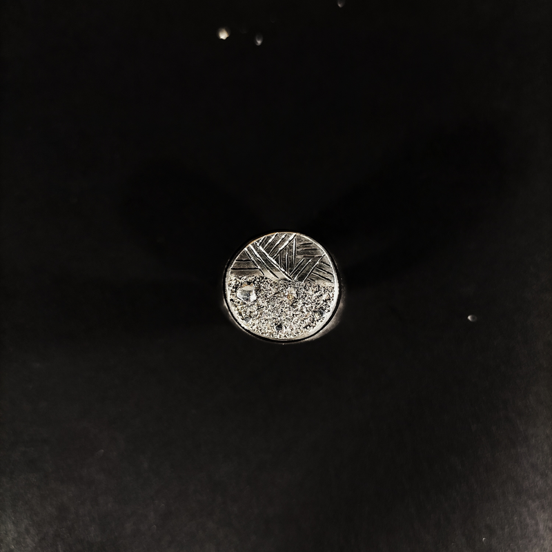 Tiznit - Silver & Ebony Ring