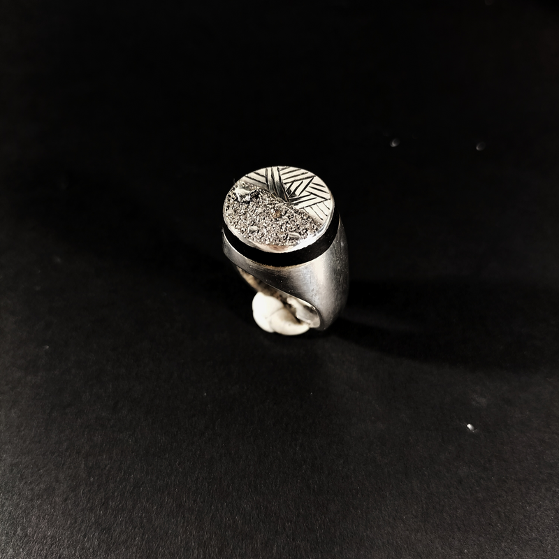 Tiznit - Silver & Ebony Ring