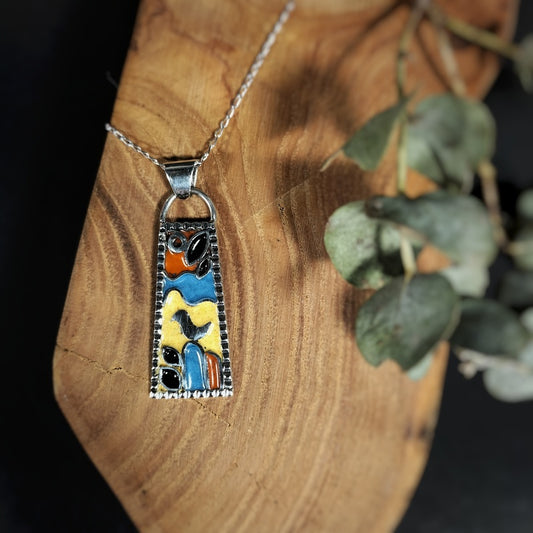 Oiseau Libre - Argent & Email