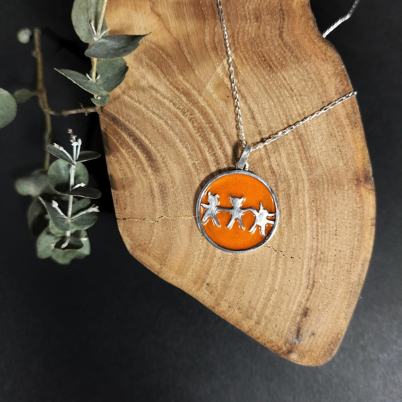 Medallion of Joy - Silver & Enamel