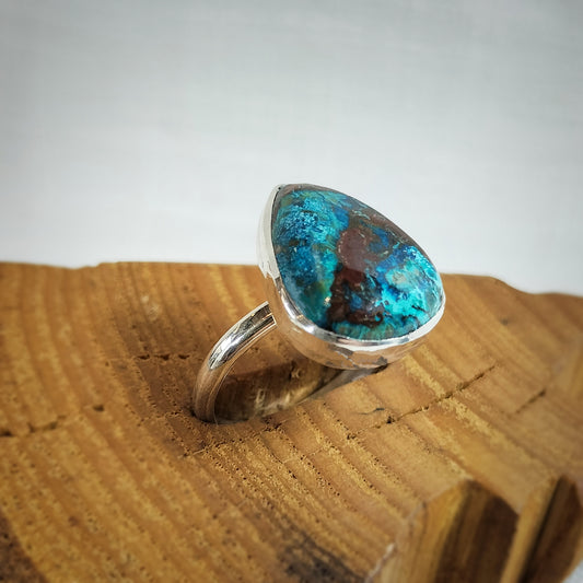 Espera - Argent & Chrysocolle Azurite